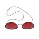 Solarium Schutzbrille Standard Rot