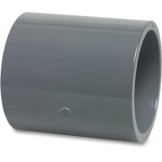 Mega Muffe PVC-U 50 mm Klebemuffe 16bar Grau
