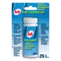 hth - Teststreifen -  Cl/pH/TAC/br/Stab/TH - 25 Stk.