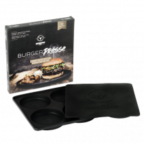 Moesta BurgerPresse No.1 - Die 4-Fach Silikon Hamburgerpresse 
