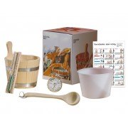 EOS Sauna Set N I 6-teilig Sauna Zubehör Set