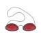 Solarium Schutzbrille Standard Rot