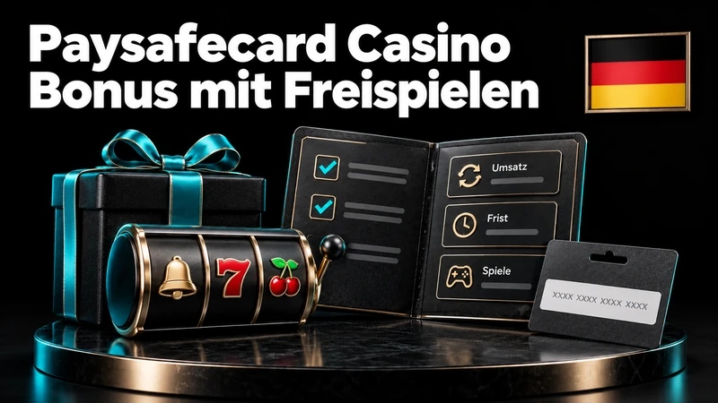 Bonuspaket mit Bedingungen zu Umsatz, Frist und Spielen