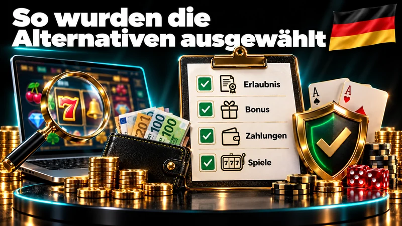So wurden die Alternativen ausgewählt – Illustration mit Deutschlandflagge