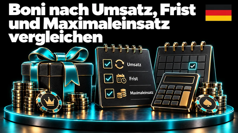 Geschenkpaket mit Checkliste für Umsatz, Frist und Maximaleinsatz