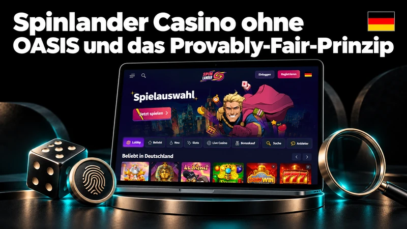 Spinlander Casino ohne OASIS und das Provably-Fair-Prinzip