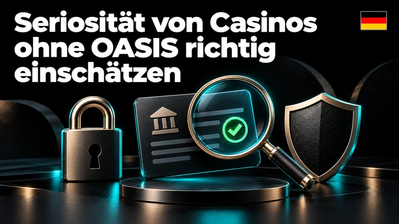 Seriosität von Casinos ohne OASIS richtig einschätzen